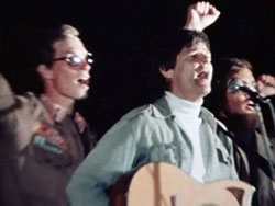Кадр из видеоклипа Дина Рида «Венсеремос»